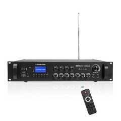 Sound Town 500W Class-D 4-Zone 70V/100V Compact Commercial Power Amplifier…