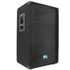Seismic Audio 15″ Passive PA Speaker Cabinet Pair Titanium Horn SA-15T