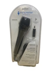 Singing Machine SMM-205 Unidirectional Dynamic Microphone with 10 Ft.