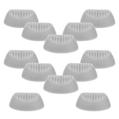 10Pcs Plastic Mixer Fader Knobs Durable Console Slider Caps Light Grey for Audio