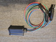 4-Channel XLR to Ethercon Snake Cable – 3-Pin DMX & Audio Extender, 3