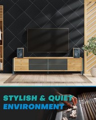 High Density Sound Proof Foam Panels – 50 Pack, Ideal for Studios & Offices