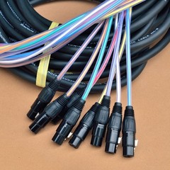 4 6 8 12 16 Channel 3 Pin XLR M To F Balanced Snake Cable Audio Extension Cord