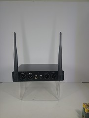 4 Channel Wireless Microphone System UHF Cordless Mic Set Melonare Open Box