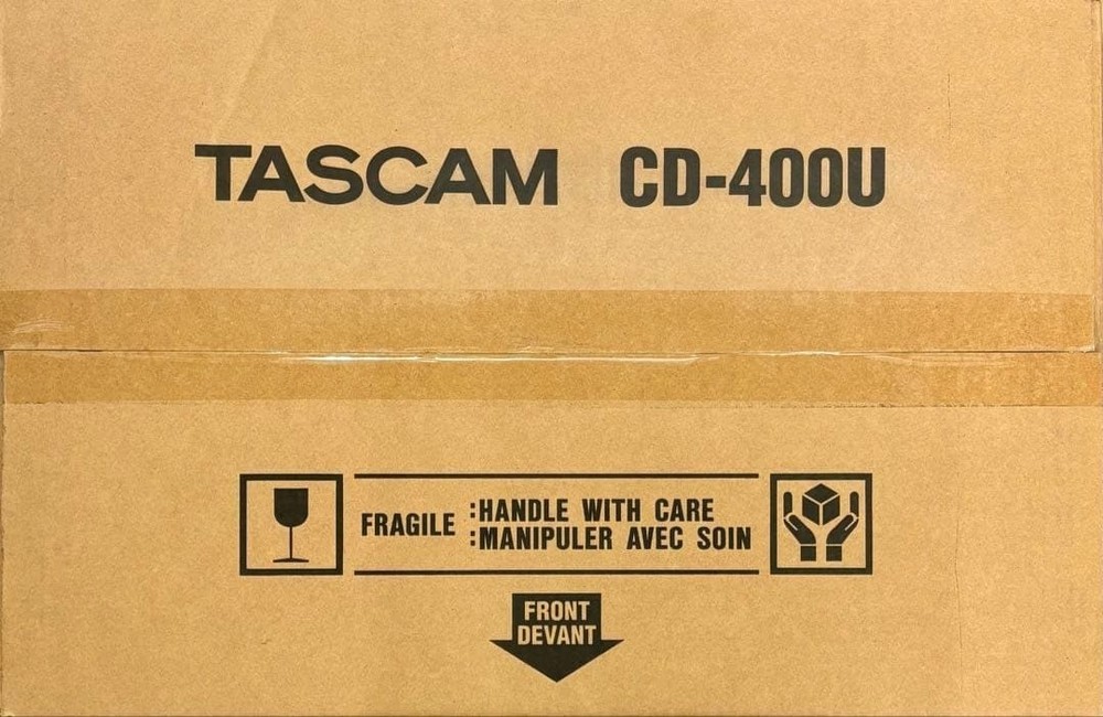 TASCAM CD-400U AM FM Tuner CD Player 1U Rackmount USB SD Bluetooth Media Player