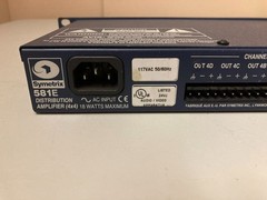 Symetrix 581E Distribution Amplifier 4×4 Rack Mountable 20 Hz – 20 kHz