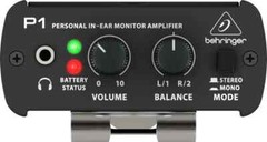 Behringer POWERPLAY P1 Portable Compact Personal In-Ear Monitor Amplifier F/S