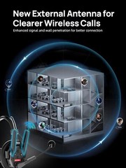 SYNCO XTALK XPRO Wireless Intercom Headset 2.4GHz Full Duplex Noise Reduction