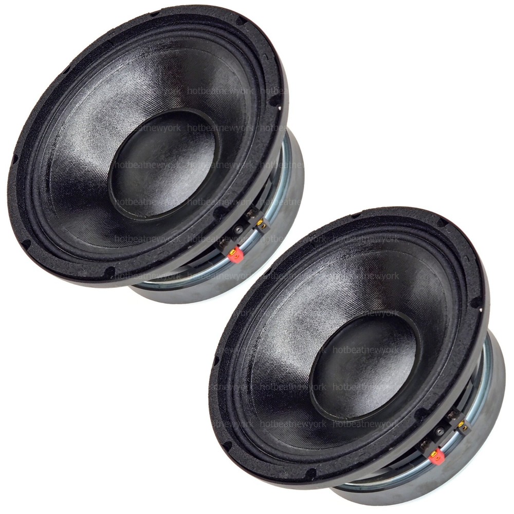 2 x HyperPower 10″ Very High Output Midbass Midrange Speaker HP-10MD268 600W RMS