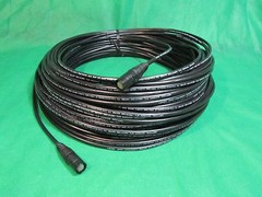200 Ft CAT 5e STP Shielded Ethernet Black Cable w/Neutrik EtherCon RJ45 plugs.