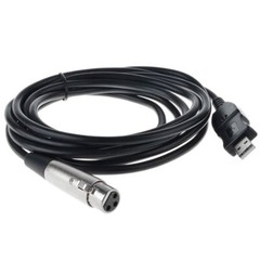 Audio2000’S ADC203R XLR – USB 20ft USB Microphone Cable – NEW