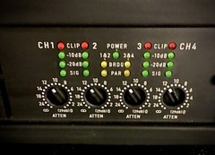QSC CX254–4 X 250 Watts Per Channel—Professional Power Amplifier