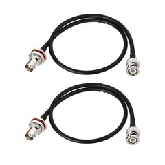 2 X BNC Connecting Cables Front Rack Mounting Kit AM2 for Sennheiser Receivers