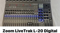 Zoom LiveTrak L-20 20-Channel Digital Mixer, Built-In Effects, 24-Bit/96kHz
