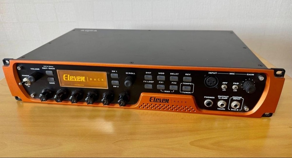 Avid Eleven Rack Guitar Amp Emulator Audio Interface Pro Tools USB Rack Mount