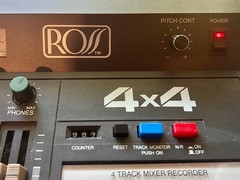 Vintage Ross 4×4 4-track Cassette Recorder – Made in Japan