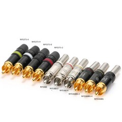 10Pcs RCA Phono Male Plug Metel Solder Connector AV Audio Video Adapter Terminal