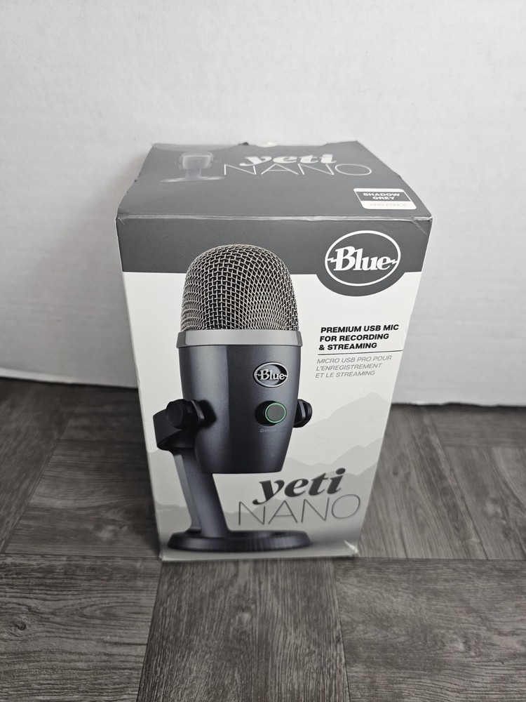Blue Microphones Blue Yeti Nano Premium Wired Multi-Pattern USB Condenser Micro