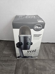 Blue Microphones Blue Yeti Nano Premium Wired Multi-Pattern USB Condenser Micro