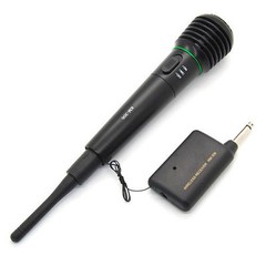 New Undirectional Wired or Wireless 2in1 Handheld Microphone Mic Receiver System