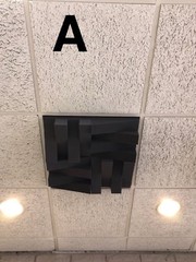 Acoustic Soundproofing Stylish Ceiling Mount Foam Tiles 6 in Total 24 x 24 x 4″
