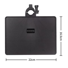 Secure Sound Card Tray with Phone Clip for Mic Stands & Selfie Light Stands