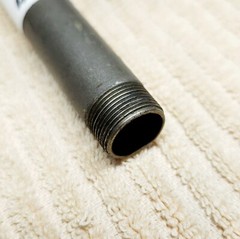 5″ Long Tube; 5/8″ Dia. #27 Thread Male on Both Ends (Gray) – T7