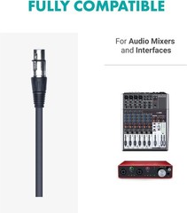PC-M6 Universal Cardioid Condenser Microphone with XLR and 3.5mm, Shock Mount…