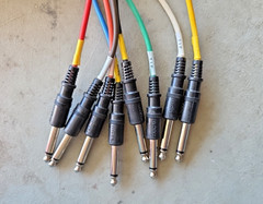 10 FT – 4 To 8-Channel Audio Snake – 1/4” TRS Phone to TS Phone Splitter / #5