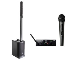 JBL EON ONE Mk2 Powered Column Array Speaker/Sub Sys + AKG WMS40 Mini Vocal Set