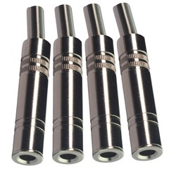 CESS 6.35mm 1/4 Inch Stereo TRS Female Connector Jack 4 Pack