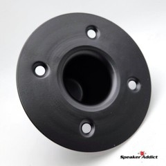 Pair Steel Speaker Pole Mounting Socket Cup Top Hat 1-1/2″ Tripod Stand Black