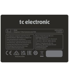 tc electronic M100 Multi-Effects Processor with 16 built-in effect presets and M