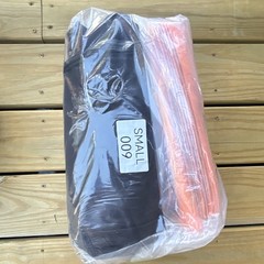 Small Black/Orange Padded Nylon Multipurpose Gear Bag w/ Strap & Zipper $70msrp