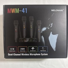 Melonare Quad Channel Wireless Microphone System Model MWM-41