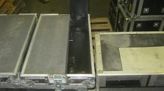 Double Ended 24x25x16 Anvil Computer Work Station Case Wheel Caster Plates