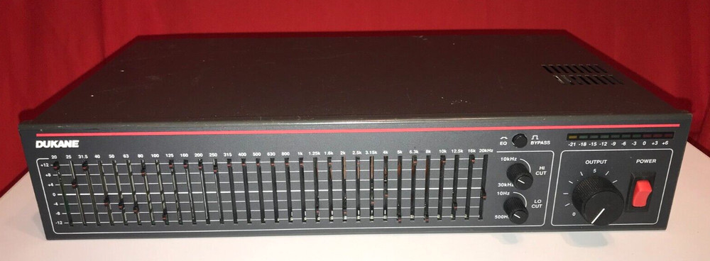 Vintage Dukane Equalizer Model 3A242 .