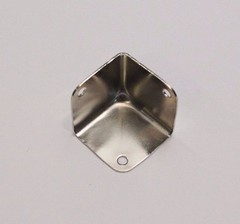 Metal Flat Corners, Nickel, Case, Speaker Cabinet, Amp Set of 8 !!