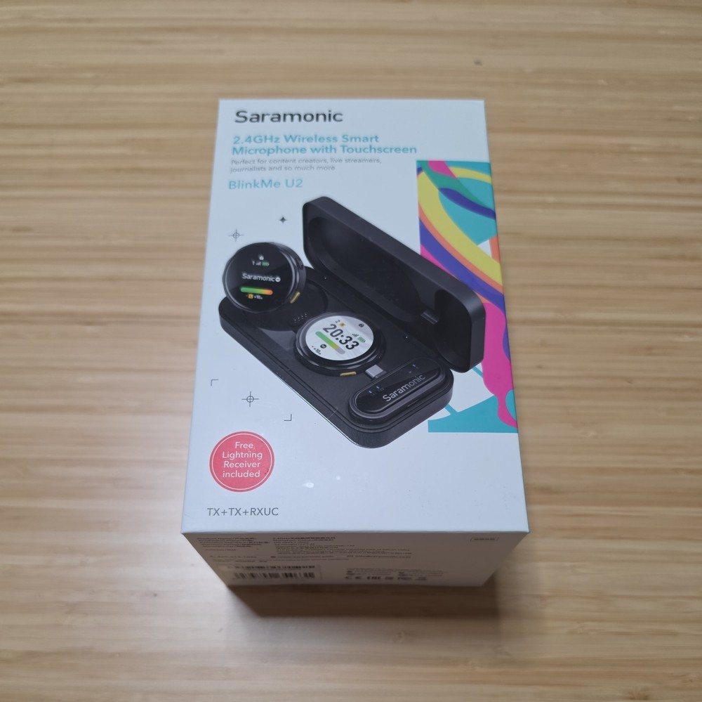 BlinkMe U2 Wireless Mini Microphone for iPhone & Android, 48kHz/24-bit, Noise…