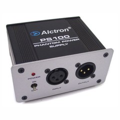 Alctron PS100 48V Phantom Power Supply for Condenser Microphones