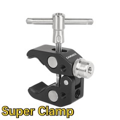 CAMVATE Super Clamp Mount with 5/8″-27 Male Thread for Microphone Mic Stand NEW