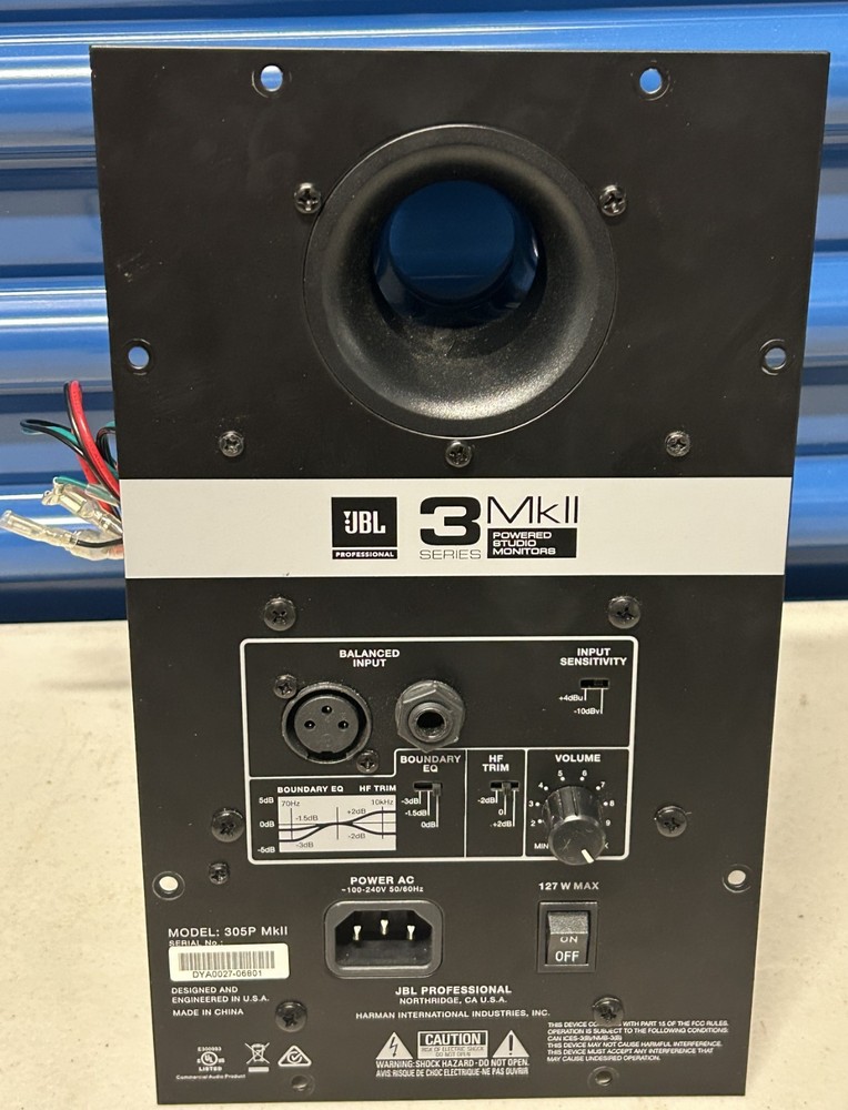 JBL 305P MKII Studio Monitor Power Amp Module for Repair or Parts