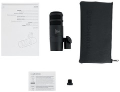 Audio Technica AT2040 Hypercardioid Dynamic Microphone Broadcast Podcast Mic