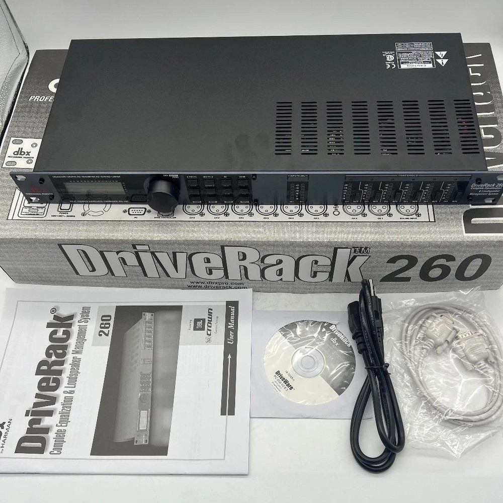 dbx DriveRack 260 Loudspeaker Management System 2 In – 6 Out 100-120V NEW