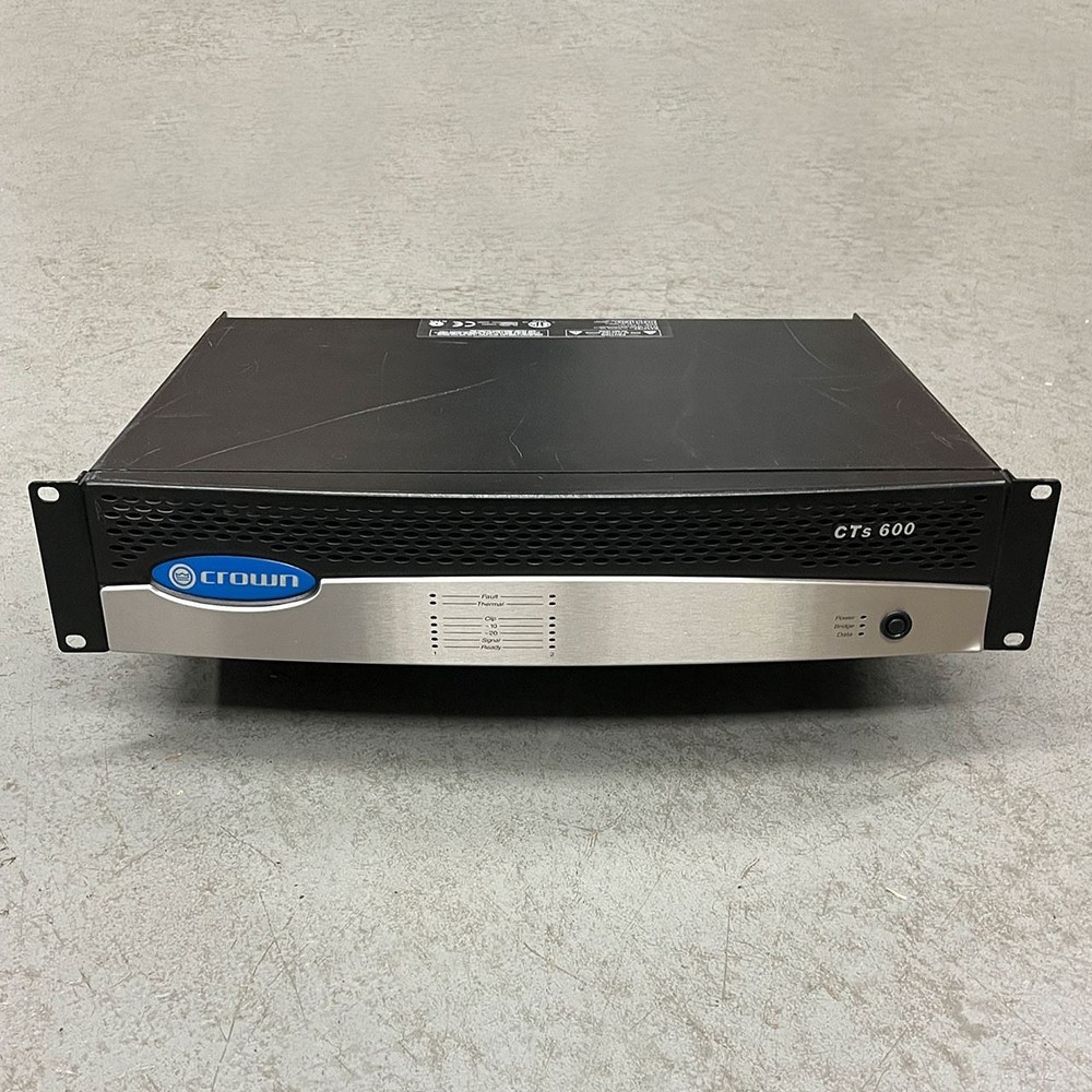 Crown Audio CTs 600 2-Channel 300W Power Amplifier, used