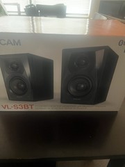 Tascam VL-S3BT Bluetooth Studio Monitors Powered Desktop Black