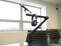 Rockville RG30 ROGAN STAND 30″ Pro Boom Arm Mic Stand w/ Fixed Mount+Desk Stand