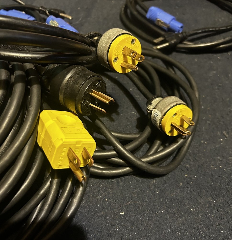 Neutrik Powercon NAC3FCA Speakon-IEC Cables- 6′ & 10′ available SEE DESCRIPTION
