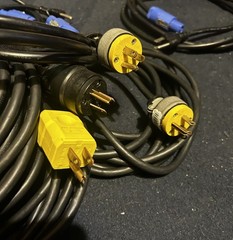 Neutrik Powercon NAC3FCA Speakon-IEC Cables- 6′ & 10′ available SEE DESCRIPTION