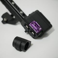 FOMOZER XLR Mic Handle Grip for Sony FX3/FX2/FX30 w/ Cold Shoe